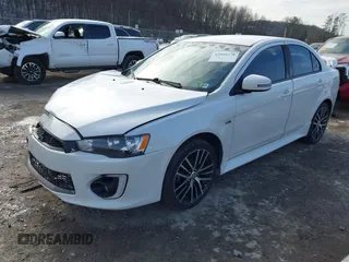 2017 Mitsubishi Lancer ES with VIN JA32V2FW0HU014887, listed as a IAAI auction lot 41056278 with 108,385 mi miles. Bid and sale history available at carsss.com. Image 2.
