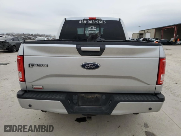 2016 Ford F-150 XL with VIN 1FTEW1CG2GKD29901, listed as a Copart auction lot 44783715 with 198,061 mi miles and Salvage Title. Bid and sale history available at DreamBid. Image 6.