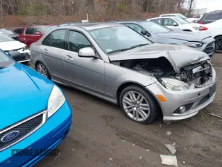 2009 Mercedes-Benz C-Class 3.0L Sport with VIN WDDGF81X99F207607, listed as a IAAI auction lot 41727679 with 212,246 mi miles. Bid and sale history available at carsss.com. Image 1.
