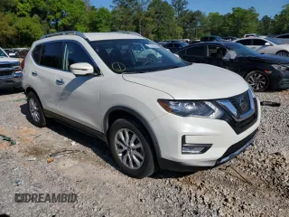 2017 Nissan Rogue SV with VIN JN8AT2MT5HW405487, listed as a Copart auction lot 52342335 with 34,959 mi miles and Salvage Title. Bid and sale history available at carsss.com. Image 4.