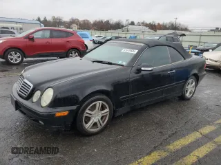 2000 Mercedes-Benz CLK with VIN WDBLK65G7YT046952, listed as a Copart auction lot 81919584 with 131,468 mi miles and Clean Title. Bid and sale history available at carsss.com. Image 1.