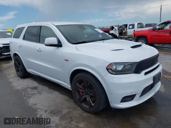 2018 Dodge Durango SRT z VIN 1C4SDJGJ3JC157474, wystawiony jako IAAI lot #42451967 z przebiegiem 150 667 mil mil oraz . Historia ofert i sprzedaży dostępna na DreamBid. Obrazek 1.
