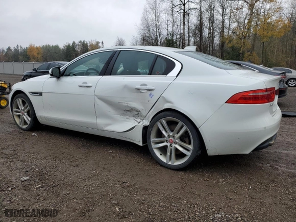 2017 Jaguar XE 35t Prestige with VIN SAJAK4BV9HCP13795, listed as a Copart auction lot 77985784 with 112,049 mi miles and Salvage Title. Bid and sale history available at carsss.com. Image 2.