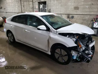 2021 Hyundai Ioniq SE with VIN KMHC75LCXMU257091, listed as a Copart auction lot 49177495 with 118,758 mi miles and Salvage Title. Bid and sale history available at DreamBid. Image 4.