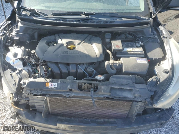 2014 Hyundai Elantra Coupe with VIN KMHDH6AHXEU025582, listed as a Copart auction lot 44864365 with 119,724 mi miles and Salvage Title. Bid and sale history available at carsss.com. Image 12.