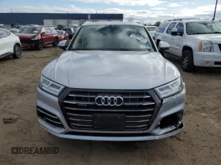2020 Audi Q5 Premium Plus with VIN WA1E2AFY5L2046865, listed as a Copart auction lot 53377435 with 15,297 mi miles and Salvage title. Bid and sale history available at DreamBid. Image 5.