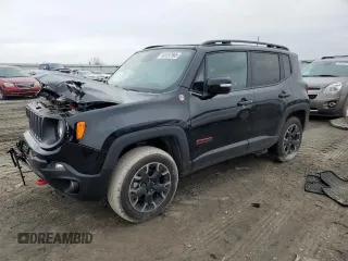 2023 Jeep Renegade Trailhawk z VIN ZACNJDC1XPPP60937, wystawiony jako Copart lot #45157965 z przebiegiem 4 151 mil mil oraz Szkoda całkowita • Salvage title. Historia ofert i sprzedaży dostępna na DreamBid. Obrazek 1.