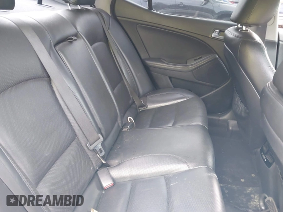 2014 Kia Optima SXL Turbo with VIN 5XXGR4A65EG263055, listed as a IAAI auction lot 40468453 with 93,494 mi miles and . Bid and sale history available at DreamBid. Image 8.