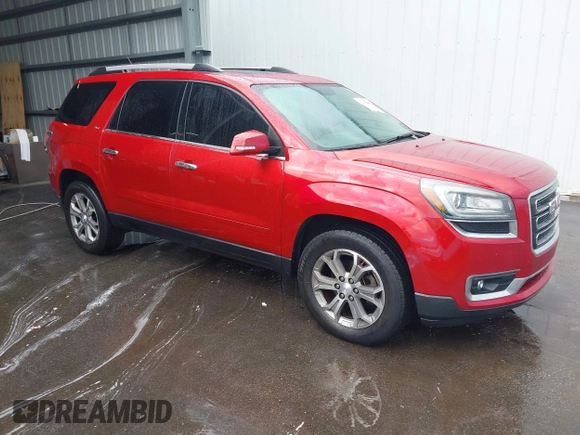 2014 GMC Acadia SLT with VIN 1GKKRRKD6EJ154317, listed as a IAAI auction lot 42104883 with 182,325 mi miles. Bid and sale history available at carsss.com. Image 1.