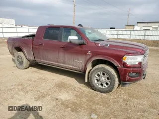 2019 Ram 2500 Laramie with VIN 3C6UR5NL3KG654990, listed as a Copart auction lot 40137264 with 45,200 mi miles and Salvage Title. Bid and sale history available at carsss.com. Image 4.
