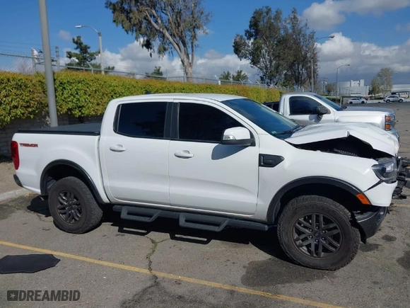 2021 Ford Ranger XL with VIN 1FTER4FH8MLE01283, listed as a IAAI auction lot 41698312 with 42781 miles. Bid and sale history available at carsss.com. Image 13.
