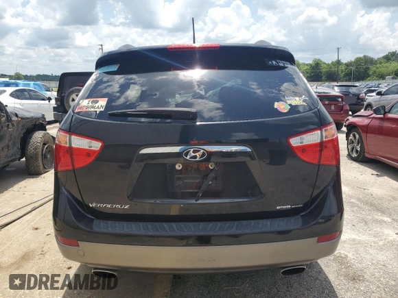 2012 Hyundai Veracruz Limited with VIN KM8NUDCC6CU202390, listed as a Copart auction lot 61538655 with Not provided miles and Non repairable. Bid and sale history available at DreamBid. Image 6.
