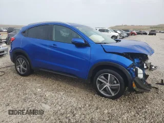 2021 Honda HR-V EX with VIN 3CZRU6H52MM744470, listed as a Copart auction lot 50653725 with 91,615 mi miles and Salvage Title. Bid and sale history available at carsss.com. Image 4.