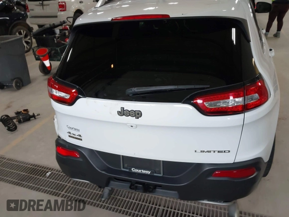 2014 Jeep Cherokee Limited with VIN 1C4PJMDS1EW235980, listed as a IAAI auction lot 41994044 with 128,292 mi miles and . Bid and sale history available at DreamBid. Image 17.