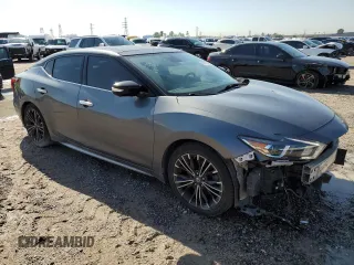 2017 Nissan Maxima SV with VIN 1N4AA6AP8HC371293, listed as a Copart auction lot 50260255 with 110,225 mi miles and Salvage Title. Bid and sale history available at carsss.com. Image 4.