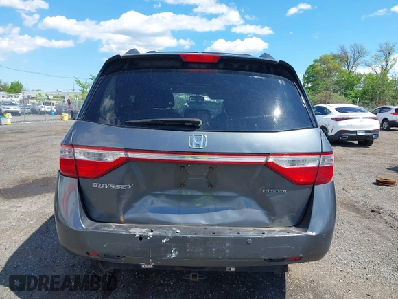 2011 Honda Odyssey Touring Elite with VIN 5FNRL5H96BB043339, listed as a IAAI auction lot 42174767 with 161,233 mi miles and . Bid and sale history available at DreamBid. Image 16.