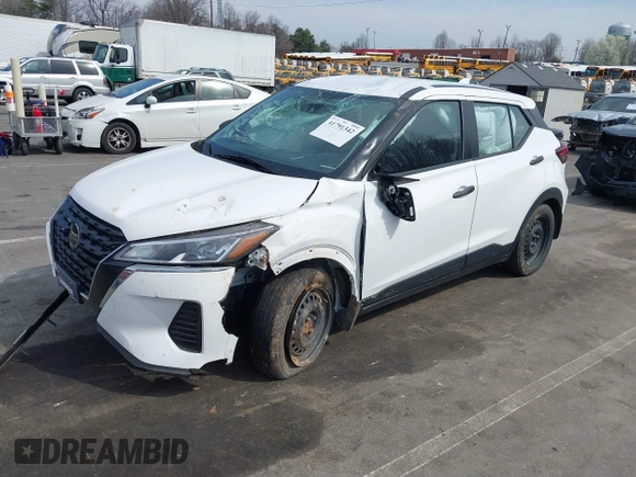 2021 Nissan Kicks S with VIN 3N1CP5BV5ML566388, listed as a IAAI auction lot 41791342 with 35,264 mi miles and . Bid and sale history available at DreamBid. Image 17.