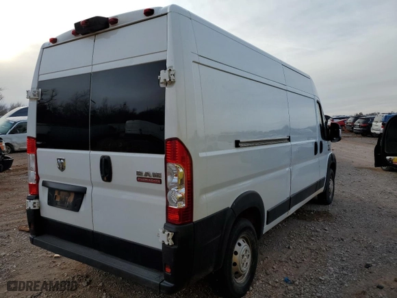 2022 Ram ProMaster Cargo Van with VIN 3C6LRVDG3NE116175, listed as a Copart auction lot 84120604 with 33,663 mi miles and Salvage Title. Bid and sale history available at carsss.com. Image 3.