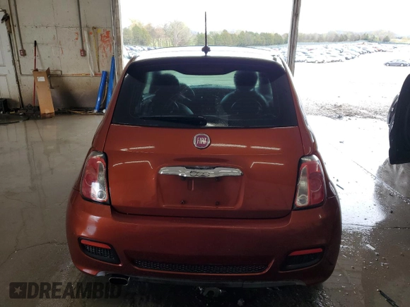 2013 FIAT 500 Sport with VIN 3C3CFFBRXDT754532, listed as a Copart auction lot 51088795 with 110,529 mi miles and Clean Title. Bid and sale history available at carsss.com. Image 6.