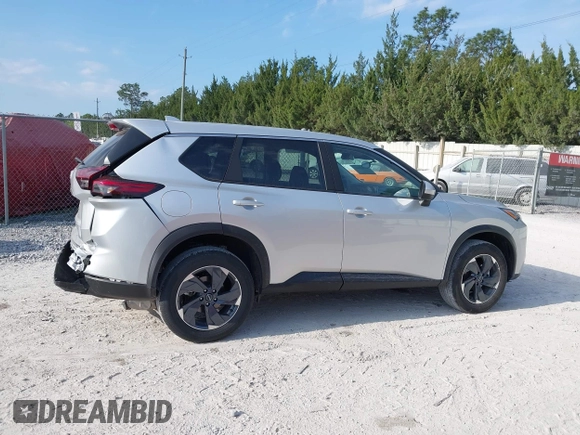 2025 Nissan Rogue SV with VIN 5N1BT3BA2SC808953, listed as a IAAI auction lot 42045667 with 6,717 mi miles and . Bid and sale history available at carsss.com. Image 13.
