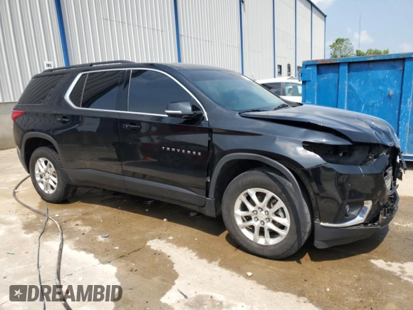 2019 Chevrolet Traverse LT Cloth with VIN 1GNERGKW7KJ161097, listed as a Copart auction lot 59215945 with 117,974 mi miles and Salvage title. Bid and sale history available at DreamBid. Image 4.