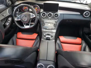 2018 Mercedes-Benz C 63 AMG with VIN 55SWF8GB6JU239102, listed as a Copart auction lot 41472985 with 50,041 mi miles and Non repairable. Bid and sale history available at DreamBid. Image 8.