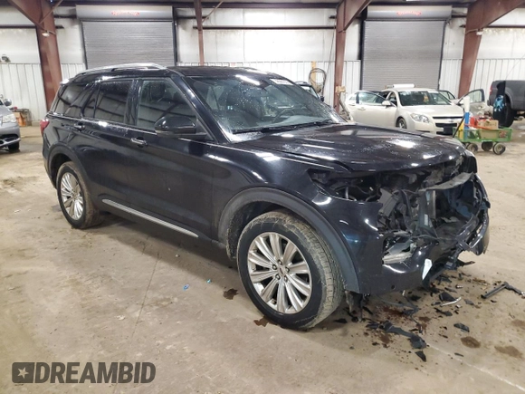 2020 Ford Explorer Limited with VIN 1FMSK8FH7LGA44275, listed as a Copart auction lot 46861555 with 118,003 mi miles and Salvage Title. Bid and sale history available at carsss.com. Image 4.
