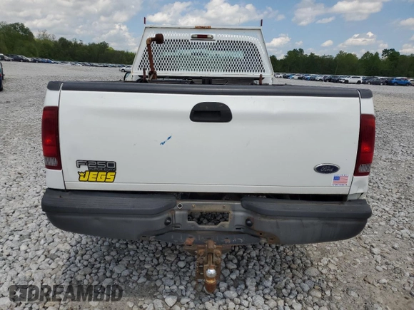 2001 Ford F-250 XL with VIN 1FTNF20L61ED33348, listed as a Copart auction lot 57257825 with 112,795 mi miles and Clean title. Bid and sale history available at DreamBid. Image 6.