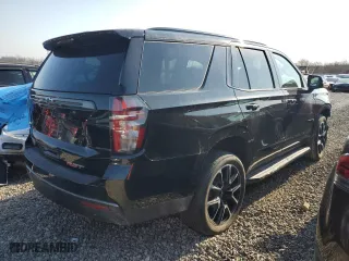 2022 Chevrolet Tahoe RST with VIN 1GNSKRKD5NR297672, listed as a Copart auction lot 48493325 with 34,989 mi miles and Salvage Title. Bid and sale history available at carsss.com. Image 3.