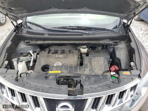 2010 Nissan Murano SL with VIN JN8AZ1MW9AW126133, listed as a Copart auction lot 53648625 with 51,334 mi miles and Clean Title. Bid and sale history available at carsss.com. Image 12.