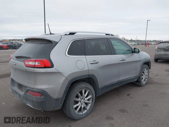 2018 Jeep Cherokee Limited with VIN 1C4PJMDB6JD521944, listed as a IAAI auction lot 41427985 with 120,245 mi miles. Bid and sale history available at carsss.com. Image 4.