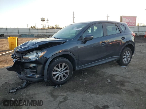 2016 Mazda CX-5 Sport with VIN JM3KE2BY9G0771969, listed as a Copart auction lot 80966064 with 99,348 mi miles and Salvage title. Bid and sale history available at DreamBid. Image 1.
