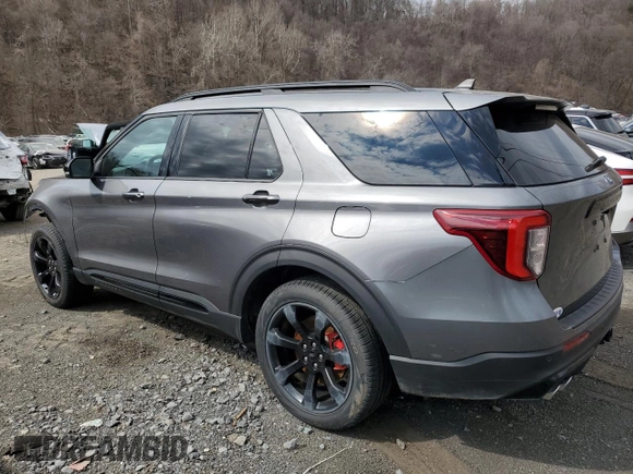 2023 Ford Explorer ST with VIN 1FM5K8GC7PGC12499, listed as a Copart auction lot 51211915 with 9,485 mi miles and Salvage Title. Bid and sale history available at carsss.com. Image 2.