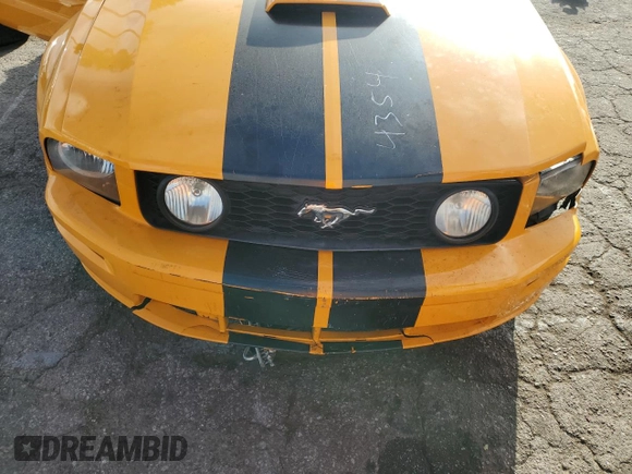 2007 Ford Mustang GT Deluxe with VIN 1ZVFT85H375334354, listed as a Copart auction lot 73364193 with Not Provided miles and Salvage Title. Bid and sale history available at carsss.com. Image 13.