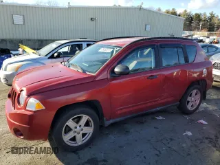 2007 Jeep Compass Sport with VIN 1J8FF47W27D136703, listed as a Copart auction lot 45460315 with 185,776 mi miles and Salvage Title. Bid and sale history available at carsss.com. Image 1.