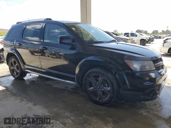 2018 Dodge Journey Crossroad with VIN 3C4PDCGG4JT517135, listed as a Copart auction lot 54603705 with 160,491 mi miles and Salvage title. Bid and sale history available at DreamBid. Image 4.