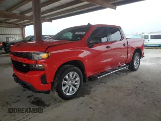 2022 Chevrolet Silverado 1500 Custom with VIN 3GCPWBEK3NG174845, listed as a Copart auction lot 53875515 with 40,868 mi miles and Salvage Title. Bid and sale history available at DreamBid. Image 1.
