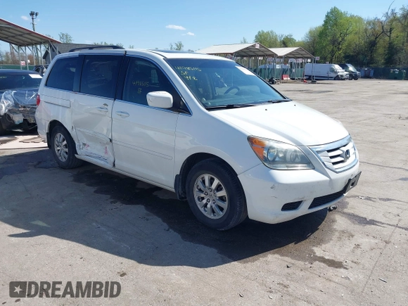 2009 Honda Odyssey EX-L with VIN 5FNRL38699B008377, listed as a IAAI auction lot 41985115 with 130,186 mi miles and . Bid and sale history available at DreamBid. Image 1.