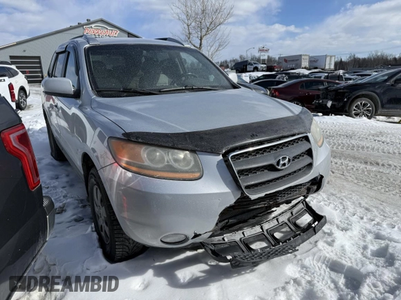 2009 Hyundai Santa Fe GL with VIN 5NMSG73E59H293640, listed as a Copart auction lot 52314035 with 157,367 mi miles and Salvage title. Bid and sale history available at DreamBid. Image 4.