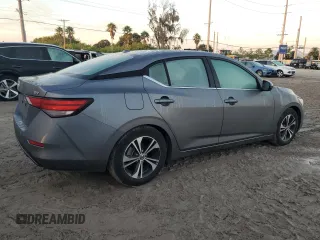 2022 Nissan Sentra SV with VIN 3N1AB8CV6NY241212, listed as a Copart auction lot 74699714 with 50,822 mi miles and Salvage Title. Bid and sale history available at carsss.com. Image 3.