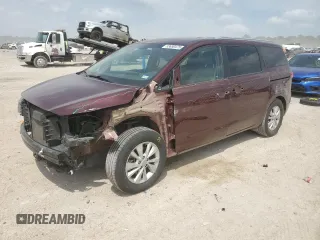 2017 Kia Sedona LX with VIN KNDMB5C17H6271336, listed as a Copart auction lot 53650475 with 123,007 mi miles and Salvage Title. Bid and sale history available at DreamBid. Image 1.