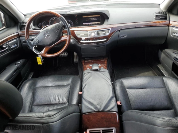 2011 Mercedes-Benz S-Class S 550 with VIN WDDNG8GB3BA380431, listed as a Copart auction lot 48335545 with 158,981 mi miles and Salvage Title. Bid and sale history available at carsss.com. Image 8.