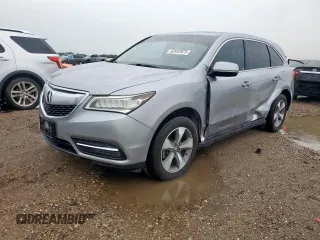 2016 Acura MDX with VIN 5FRYD3H26GB002344, listed as a Copart auction lot 63422975 with 128,525 mi miles and Salvage title. Bid and sale history available at DreamBid. Image 1.