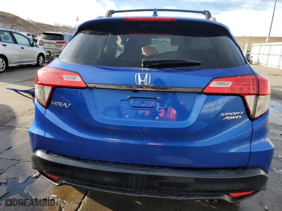 2022 Honda HR-V Sport with VIN 3CZRU6H1XNM762777, listed as a Copart auction lot 84866364 with 0 mi miles and Non Repairable. Bid and sale history available at carsss.com. Image 6.