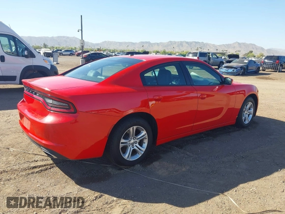 2022 Dodge Charger SXT with VIN 2C3CDXBG8NH208316, listed as a IAAI auction lot 42099897 with 47,596 mi miles and . Bid and sale history available at carsss.com. Image 4.