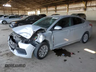 2021 Hyundai Accent SE with VIN 3KPC24A6XME147022, listed as a Copart auction lot 56968785 with 104,805 mi miles and Salvage title. Bid and sale history available at DreamBid. Image 1.
