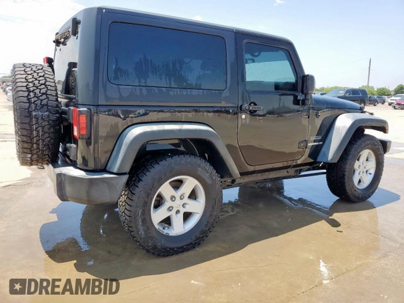 2017 Jeep Wrangler Sport z VIN 1C4GJWAG4HL596086, wystawiony jako Copart lot #59043455 z przebiegiem 128 610 mil mil oraz Czysty tytuł • Clean title. Historia ofert i sprzedaży dostępna na DreamBid. Obrazek 3.