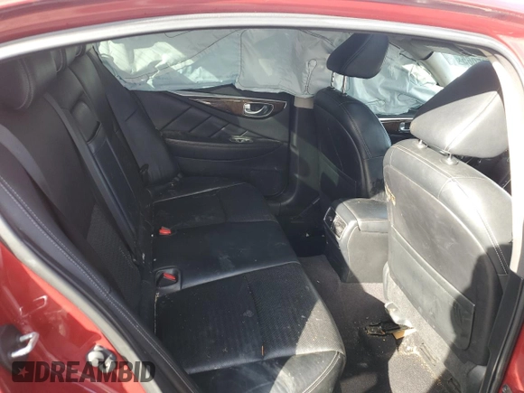 2014 Infiniti Q50 Hybrid Sport with VIN JN1AV7ARXEM702518, listed as a Copart auction lot 44675065 with 132,754 mi miles and Salvage Title. Bid and sale history available at carsss.com. Image 10.