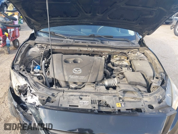 2015 Mazda 3 i SV with VIN JM1BM1T76F1262569, listed as a IAAI auction lot 41472375 with 89,932 mi miles. Bid and sale history available at carsss.com. Image 10.