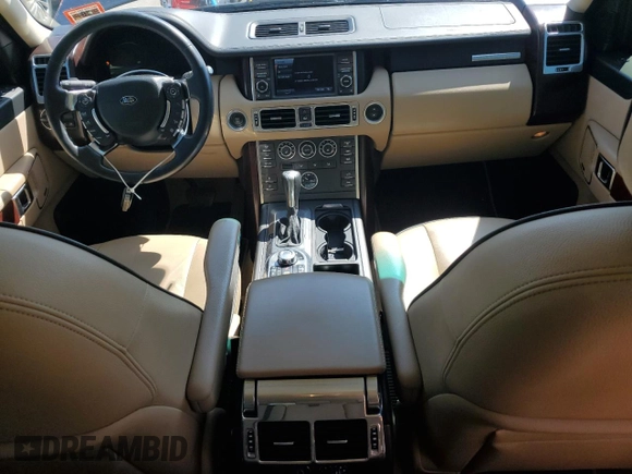 2011 Land Rover Range Rover HSE with VIN SALME1D43BA358396, listed as a Copart auction lot 57462145 with 161,192 mi miles and Salvage title. Bid and sale history available at DreamBid. Image 8.